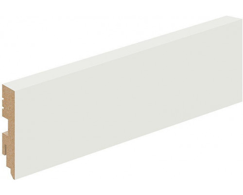 Плинтус напольный В Super White МДФ Тип-0 2050*70*16