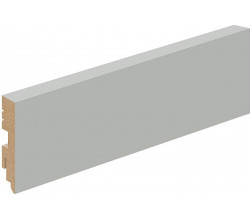 Плинтус напольный ЭМА Grey Matt МДФ Тип-0 2050*70*16