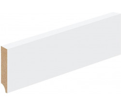 Плинтус В White Pro МДФ S-70.16 2400*70*16