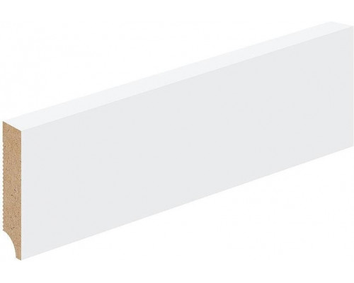 Плинтус В White Pro МДФ S-70.16 2400*70*16