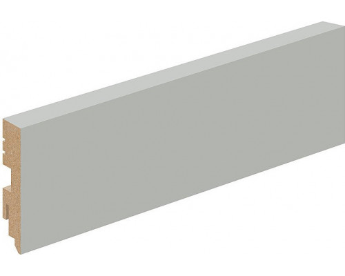 Плинтус напольный ЭМА Grey Matt МДФ Тип-0 2050*70*16