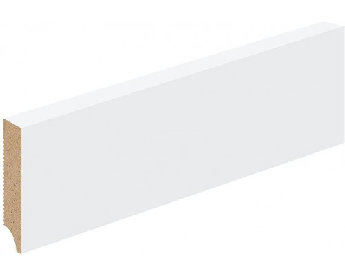Плинтус В White Pro МДФ S-70.16 2400*70*16