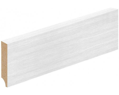 Плинтус ЭКО Snow Melinga МДФ S-70.16 2400*70*16