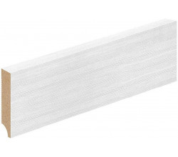 Плинтус ЭКО Snow Melinga МДФ S-70.16 2400*70*16
