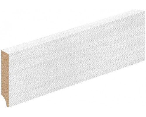 Плинтус ЭКО Snow Melinga МДФ S-70.16 2400*70*16