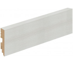 Плинтус напольный ЭКО Bianco Veralinga МДФ Тип-0 2050*70*16