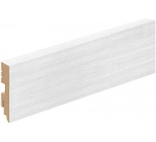 Плинтус напольный ЭКО Snow Melinga МДФ Тип-0 2050*70*16