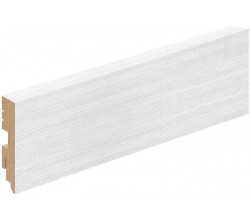 Плинтус напольный ЭКО Snow Melinga МДФ Тип-0 2050*70*16