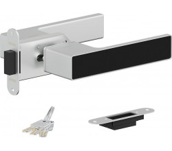 Ручка-зaщелка Bravo KM-900/01 SC МатХром/Bblack