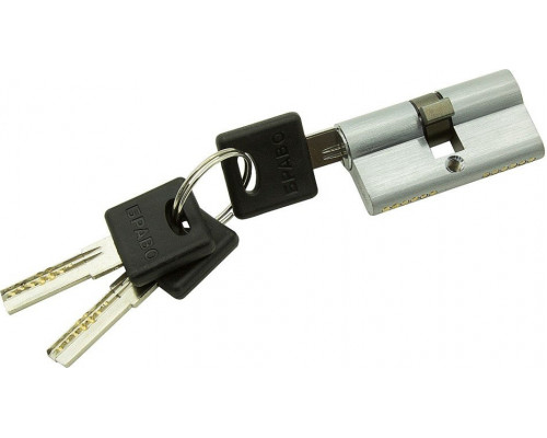 Цилиндр ключ/ключ Bravo AРK-60-30/30 SC МатХром (алюм., 3 ключа)