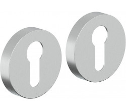 Накладка цилиндровая на круглой розетке Bravo AR-7CL Schrome