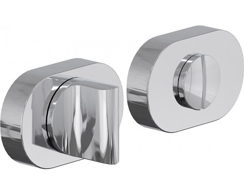 Фиксатор на овальной розетке System R016W6 Хром