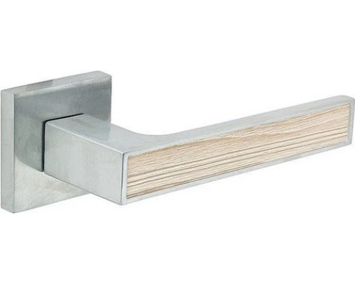 Ручка на квадратной розетке Bravo Z-900 BС/CA БрашХром/Капучино (ЦАМ)