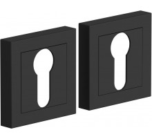 Накладка цилиндровая на квадратной розетке Bravo A/Z-2CL SB МатЧерный