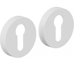 Накладка цилиндровая на круглой розетке Bravo AR-7CL Swhite