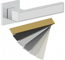 Ручка на квадратной розетке Bravo AS-302 Chrome/7D