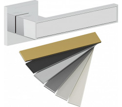 Ручка на квадратной розетке Bravo AS-302 Chrome/7D