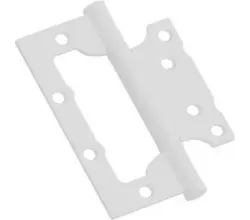 Петля без врезки стальная HFS-1-2B 100*75*2,5 SWhite