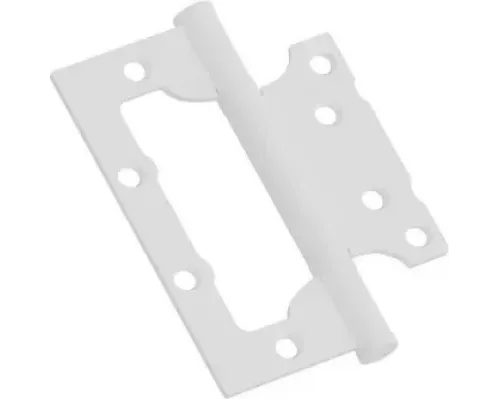 Петля без врезки стальная HFS-1-2B 100*75*2,5 SWhite