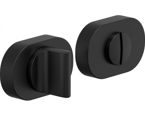 Фиксатор на овальной розетке System R015W6 Мат черный