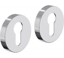 Накладка цилиндровая на круглой розетке Bravo System R012Y Хром