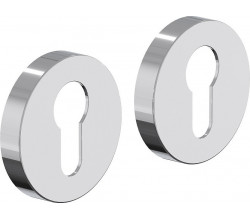 Накладка цилиндровая на круглой розетке Bravo System R012Y Хром