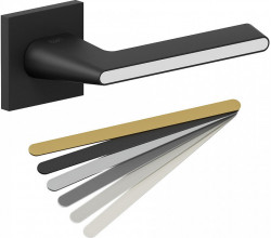 Ручка на квадратной розетке Bravo AS-322 SBlack/7D