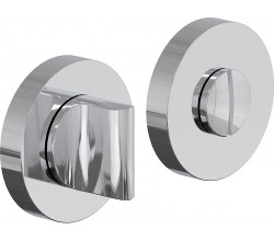 Фиксатор на круглой розетке System R012W6 Хром