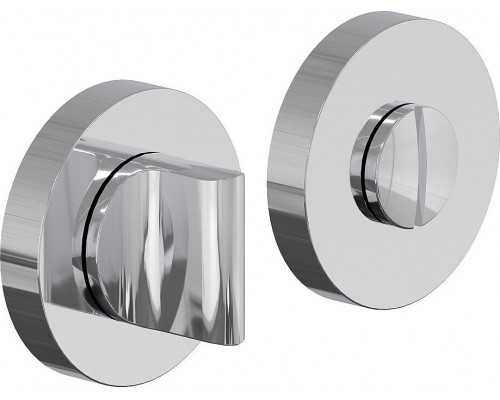 Фиксатор на круглой розетке System R012W6 Хром