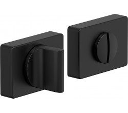 Фиксатор на прямоугольной розетке System R015W6 Мат черный