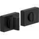 Фиксатор на прямоугольной розетке System R015W6 Мат черный