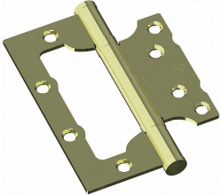 Петля без врезки стальная Bravo F-4-2BB 100*75*2,5 G Золото (универс.)