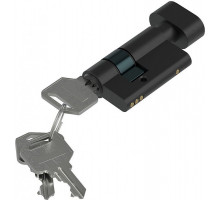 Цилиндр ключ/фиксатор Bravo DG BF-49-22/27 BAB БрашЧерный (Латунь, 3 ключа)