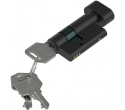 Цилиндр ключ/фиксатор Bravo DG BF-49-22/27 BAB БрашЧерный (Латунь, 3 ключа)