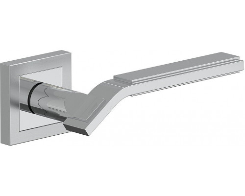 Ручка на квадратной розетке Bravo Z-203 SC/C МатХром/Хром (ЦАМ)