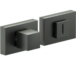 Фиксатор на прямоугольной розетке Bravo AS2-6WC Sgraphite