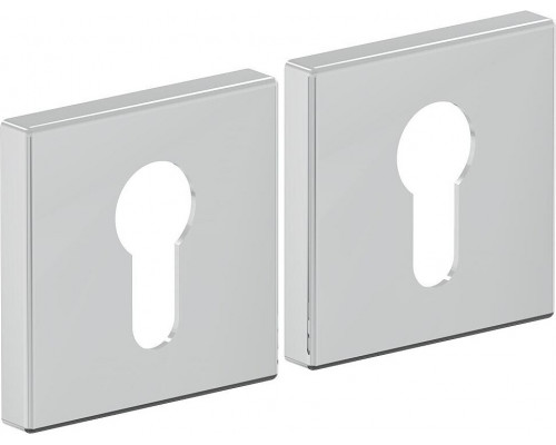 Накладка цилиндровая на квадратной розетке Bravo AS-3CL Chrome