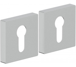 Накладка цилиндровая на квадратной розетке Bravo AS-6CL Schrome