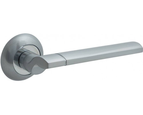 Ручка на круглой розетке Bravo A-492 SC МатХром (алюм.)