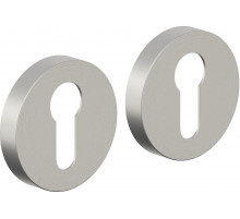 Накладка цилиндровая на круглой розетке Bravo AR-11CL (SS) нержавеющая сталь