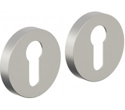 Накладка цилиндровая на круглой розетке Bravo AR-11CL (SS) нержавеющая сталь