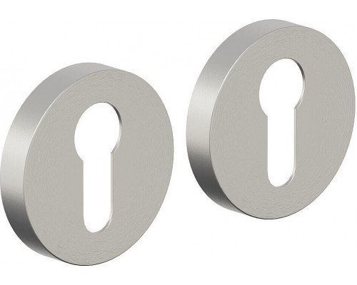 Накладка цилиндровая на круглой розетке Bravo AR-11CL (SS) нержавеющая сталь