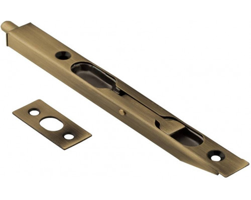 Шпингалет торцевой Bravo R-160 AB Бронза