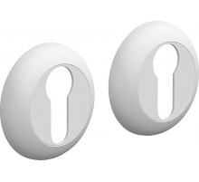 Накладка цилиндровая на круглой розетке Bravo A/Z-4CL W Белый