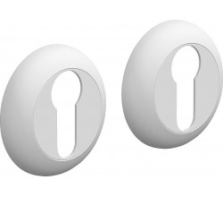 Накладка цилиндровая на круглой розетке Bravo A/Z-4CL W Белый