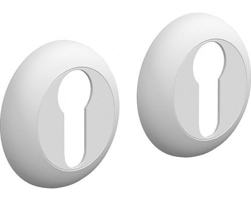 Накладка цилиндровая на круглой розетке Bravo A/Z-4CL W Белый