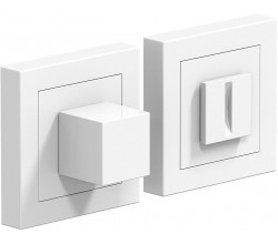 Фиксатор на квадратной розетке Bravo A/Z-2WC W Белый