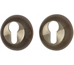 Накладка цилиндровая на круглой розетке Bravo A/Z-4CL AB Бронза