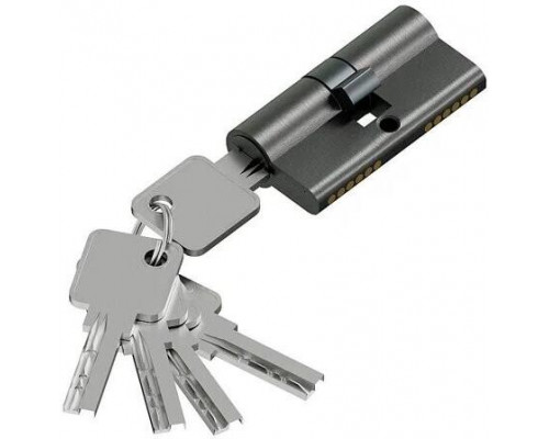 Цилиндр ключ/ключ KAB-6.3S 56(28/28) SGraphite (алюм., 5 ключей)