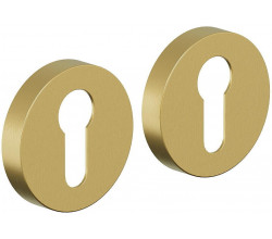 Накладка цилиндровая на круглой розетке Bravo AR-7CL Sgold
